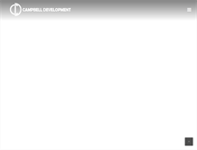 Tablet Screenshot of campbell-development.com